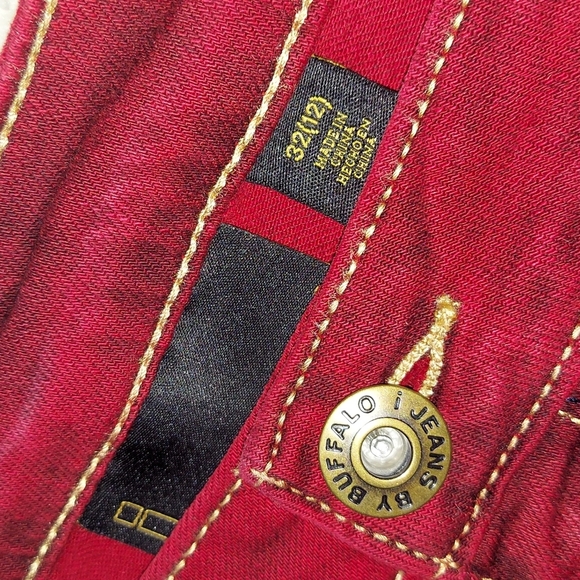 iJeans By Buffalo Charcoal Wash Red Skinny Jeans - Picture 8 of 11